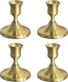 4PCS kerzenständer Gold, Kerzenhalter Gold,