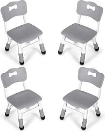 4PCS Kinderstuhl Plastik,Packung mit 4