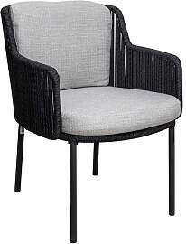 4Seasons Bernini Gartensessel Edelstahl mit Sitz-