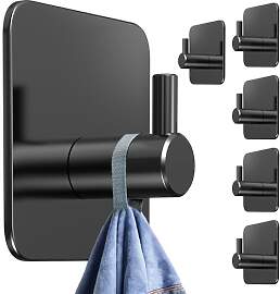 4smile Handtuchhalter ohne Bohren, 6er Set -