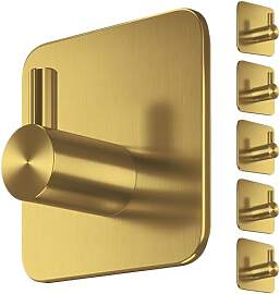 4smile Handtuchhalter ohne Bohren, golden -