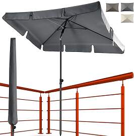4smile Sonnenschirm Balkon in Anthrazit -