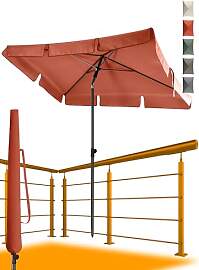4smile Sonnenschirm Balkon in Orange -