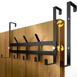 4smile Türgarderobe zum Einhängen – Edelstahl