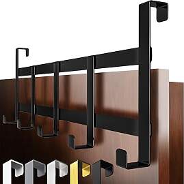 4smile Türgarderobe zum Einhängen – Schwarze
