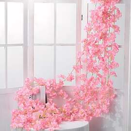 4 Stk 180CM Künstliche Kirschblüten Girlande