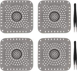 4 Stück Abflusssieb, Haarsieb Dusche, Abflusssieb 