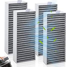 4 Stück Aktivkohlefilter für Siemens HZ9VRCR0