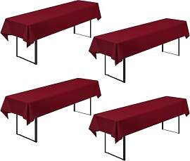 4 Stück Biertisch Tischdecke Universal für 50cm