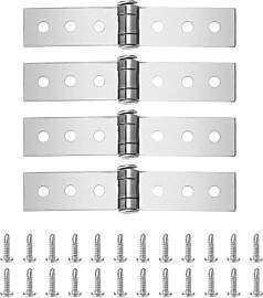 4 Stück Edelstahlscharniere, Scharniere Klappbar, 