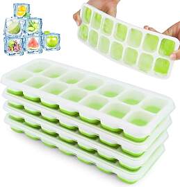 4 Stück Eiswürfelform, Eiswürfelform Mit