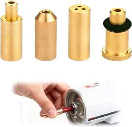 4 Stück Ersatz Messing Gas Refill Adapter