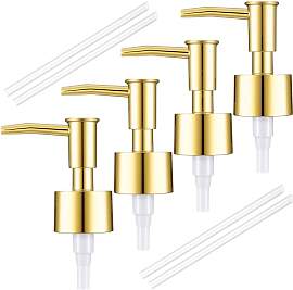 4 Stück Gold Seifenspender Ersatzpumpe,