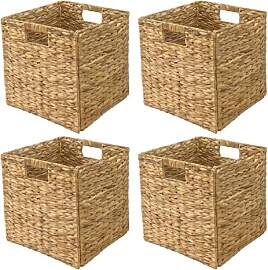 4Stück kallax einsatz Wasserhyazinthe körbe