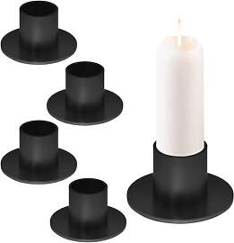 4 Stück Kerzenständer für Stabkerzen,