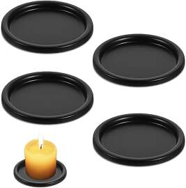 4 Stück Kerzenständer Stumpenkerzen,Durchmesser