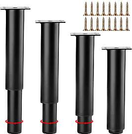 4 Stück Möbelfüße Metall Verstellbare