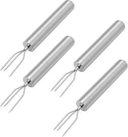 4 Stück Pellkartoffelgabel Set Premium -