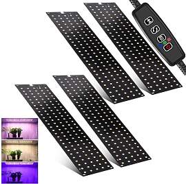 4Stück Pflanzenlampe LED Vollspektrum, 540 LEDs