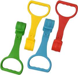 4 Stück Ringe für Baby Kinderbetten, Mehrfarbig