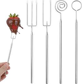 4 Stück Schokolade Pralinengabel Set DIY