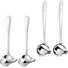 4 Stück Soßenlöffel, 27,2 cm und 20 cm