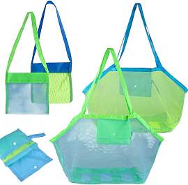 4 Stück Strandspielzeug Tasche Groß, Faltbar