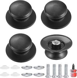 4 Stück Topfdeckelknopf, Topfdeckel Griff
