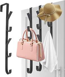 4 Stück Türgarderobe zum Einhängen, Türhaken