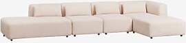 4-teiliges Modulares Chaiselongue-sofa In Der