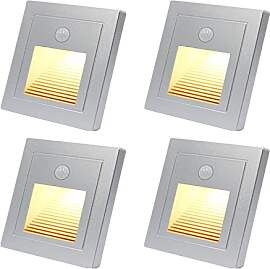4x 1,5W LED Treppenlicht mit bewegungsmelder