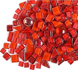 500 g unregelmäßige Kristall-Mosaikfliesen,