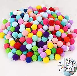 500 Stück Bunte Pompons Probuk 10mm Kleine