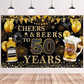 50. Geburtstag Deko Banner Frauen Männer -