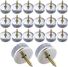 52 Stück Filzgleiter Schrauben, 22 mm Filzgleiter 