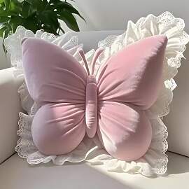 55×50cm Schmetterling Deko Kissen Modern Zimmer