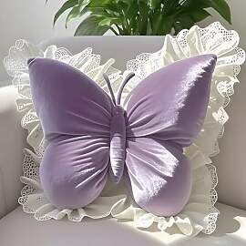 55×50cm Schmetterling Deko Kissen Modern Zimmer