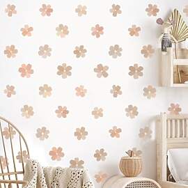 56 Stück Wandsticker Kinderzimmer, Floral Home