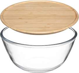 5five - salatschüssel d23cm deckel bambus
