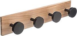 5five – Wandhaken mit 4 Haken – Kiefernholz