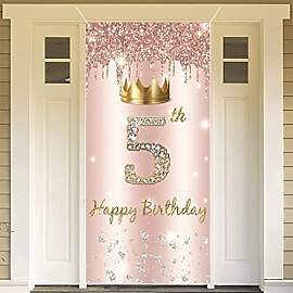 5. Geburtstag Mädchen Deko, Happy 5 Birthday