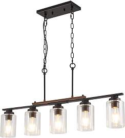 5 Licht Kronleuchter Deckenleuchte, E27 Vintage