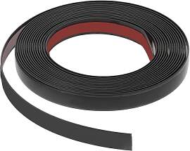 5m * 1.3cm Zierleisten Selbstklebend Schwarz, PVC
