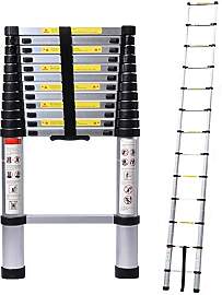 5M Alu Teleskopleiter, Ausziehbare Leiter,