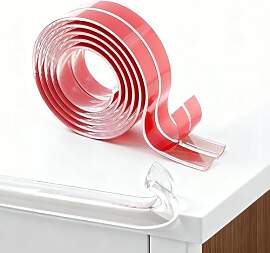 5 Meter Kantenschutz Baby Transparent, Eckenschutz 