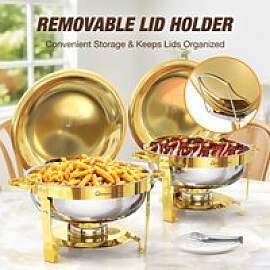 5 Qt 2/4Set runde Chafing Dishes für Buffet,