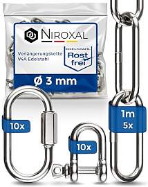 5 Stueck 100-cm = 1-Meter 3-mm starke