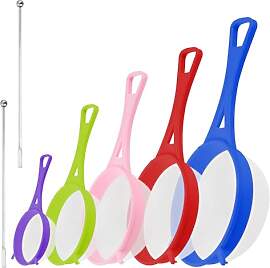 5 Stück Küchensieb, Feinmaschig Plastiksieb,