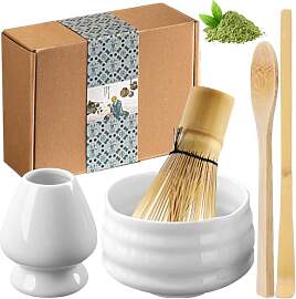 5 Stück Matcha Tee set, Matcha set mit Matcha