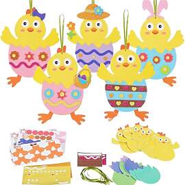 5 Stück Ostern Basteln Kinder, Eva